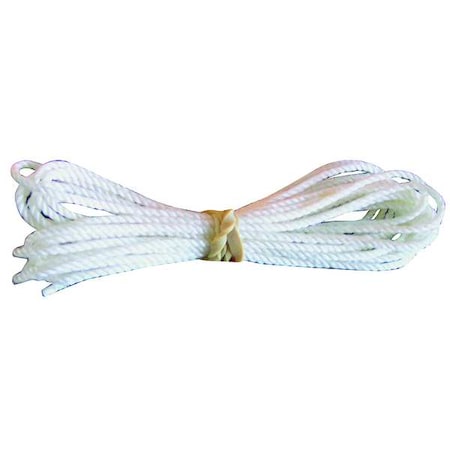 Braided Halyard, 3/8 In.Dia, White