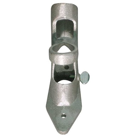 2-Way Bracket, 3in, Cast Aluminum, Silver