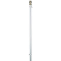 2-Piece Spinning Pole, Aluminum, Silver