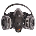 Half Mask Respirator Kit, 2 Cartridges Included, 7700 Series, Organic Vapor (OV), Threaded, M