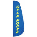 Open House Feather Flag,2x8 Ft,Nylon