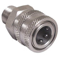 Quick Connect Coupler, Male, 3/8 x 3/8 In