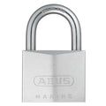Padlock, Keyed Alike, Standard Shackle, Rectangular Brass Body, Stainless Steel Shackle