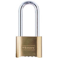 Combination Padlock, 1 1/2 in, Rectangle