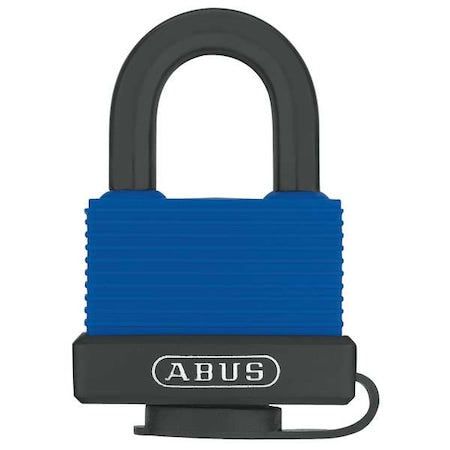 Padlock, Keyed Different, Standard Shackle, Rectangular Brass Body, Stainless Steel Shackle