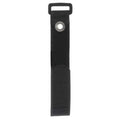 Cinch Strap, No Adhesive, 12 in, 1 in W, Black, 10 PK