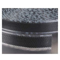 Reclosable Fastener, Acrylic Adhesive, 75 ft, 1 in W, Black