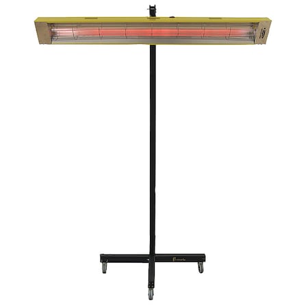 Electric Infrared Heater, 1 Phase, Galvanized Steel, 5120 BtuH, 120V AC 1500 W