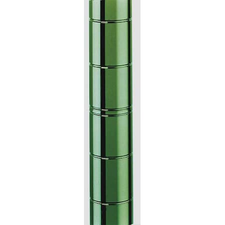 Mobile Post, 1"W x 74-5/8"H, Green, PK4