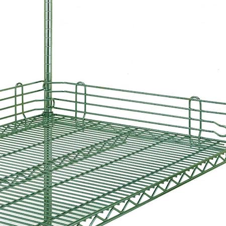 Ledge, 36inx4inx36in, Polymer; StnlStl, PK2