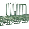 Shelf Divider, 2x8x24in, PolymStnlStl, PK6