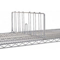 Shelf Divider, 2inx8inx24in, Steel, PK6