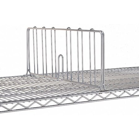 Shelf Divider, 2inx8inx24in, Steel, PK6