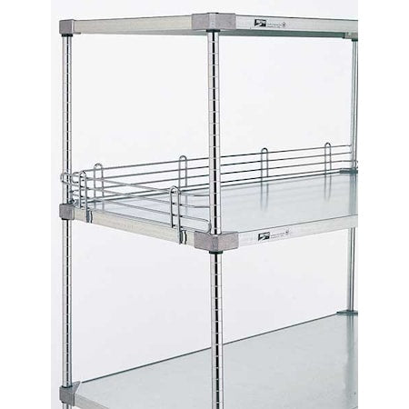 Shelf Side/Back Ledge 4"H x 36"W, 2PK