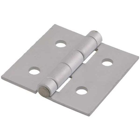 Door and Butt Hinge, Bronze, 2 in Leaf W x 2 in Leaf H, Anodized Aluminum