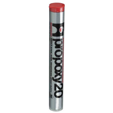 Putty, 4 oz Container Size, Tube, ProPoxy 20, Gray