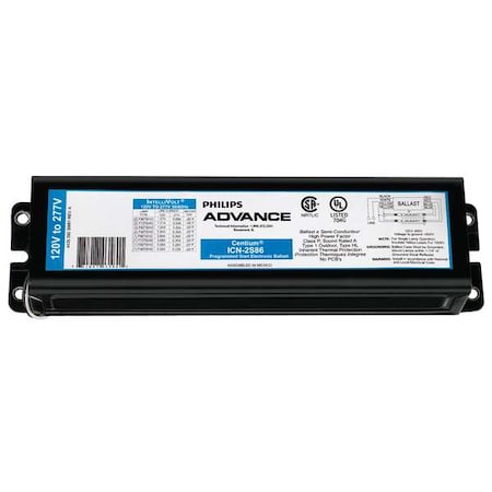 47 to 188 Watts, 1 or 2 Lamps, Electronic Ballast