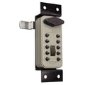 Cabinet Lock, Cam, Pushbutton, 1.5 in W