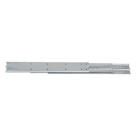 Drawer Slide, Side Mount, Full, Conv., 1/2""W,PR