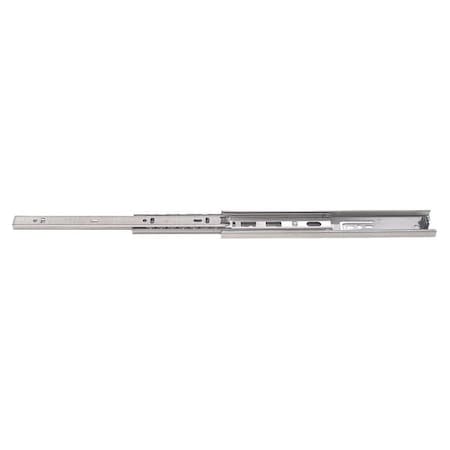 Drawer Slide, Side Mount, Full, Conv., 1/2""W,PR