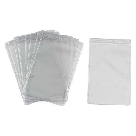 Shop Envelope, Vinyl, 8 1/2 in H x 5 1/2 in W, Clear, 10 PK