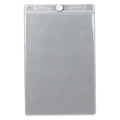 Tag Envelope, Vinyl, 6 1/2 in H x 4 1/2 in W, Clear, 10 PK