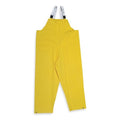 FR Rain Bib Overall, PVC, 29 in Inseam, 32 in to 34 in Waist, 11.8 mil Thickness, Yellow, S