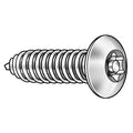 Sheet Metal Screw, 1/4" x 1-1/2 in, Zinc Plated Steel Pan Head Torx Drive, 50 PK