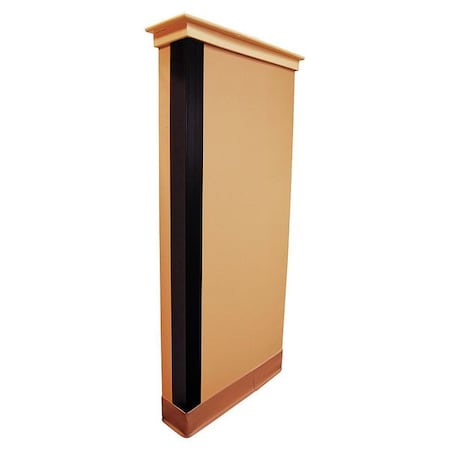 Corner Guard, Black, 1x48in, Adhesive