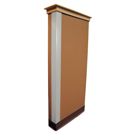 Corner Guard, Silver, 1x48in, Hardware FR