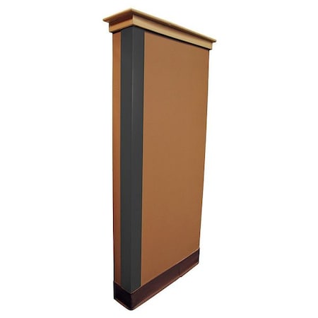 Corner Guard, Gray, 1x48in, adhesive