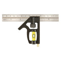 Combination Square, 6 In, Zinc