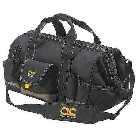 Tool Bag, Black, Polyester, 25 Pockets
