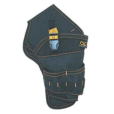 Tool Pouch, Tool Holster, Black, Polyester, 0 Pockets