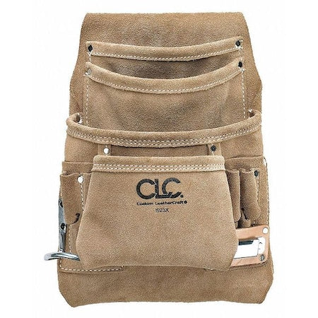 Tool Pouch, Tool Pouch, Tan, Leather, 10 Pockets