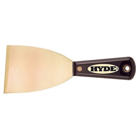 Scraper, Straight, Brass, 3"W