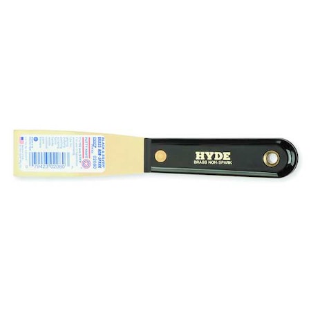 Putty Knife, Straight, Brass, 1 1/4"W