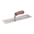 SquareEnd Trowels, 20inL, 4inW, CarbonSteel