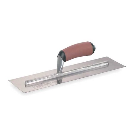 SquareEnd Trowels, 18inL, 4inW, CarbonSteel
