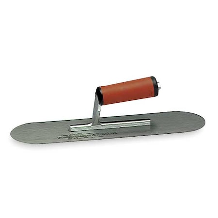Pool Trowel, 14inL, 4inW, Carbon Steel