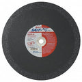 Abrasive Cut-Off Wheel, Type 1, 14 in Dia, 0.125 in Thick, 1 in Arbor Hole Size, Aluminum Oxide