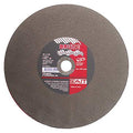 Abrasive Cut-Off Wheel, Type 1, 14 in Dia, 0.125 in Thick, 20 mm Arbor Hole Size, Aluminum Oxide