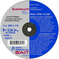 Abrasive Cut-Off Wheel, Type 1, 4 in Dia, 0.035 in Thick, 5/8 in Arbor Hole Size, Ceramic, 46 Grit