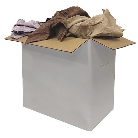 Reclaimed Corduroy Cloth Rag 25 lb. Varies Sizes, Assorted