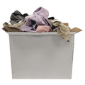Recycled Cotton Cloth Rag 10 lb. 18" x 18", Assorted