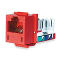 Modular Jack, 0.875 in H, Red
