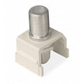 Keystone Jack, 0.75 in H, Off-White