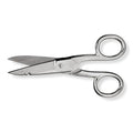 5" Electrician Scissors with Serrated Bottom Blade - Carded