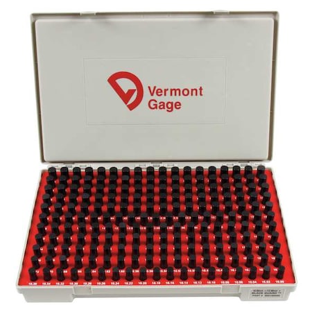 Pin Gage Set, Plus, 10-13.98mm, Black