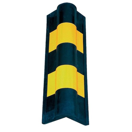 Corner Guard, Black/Yellow, 5-1/2"W X 20"H